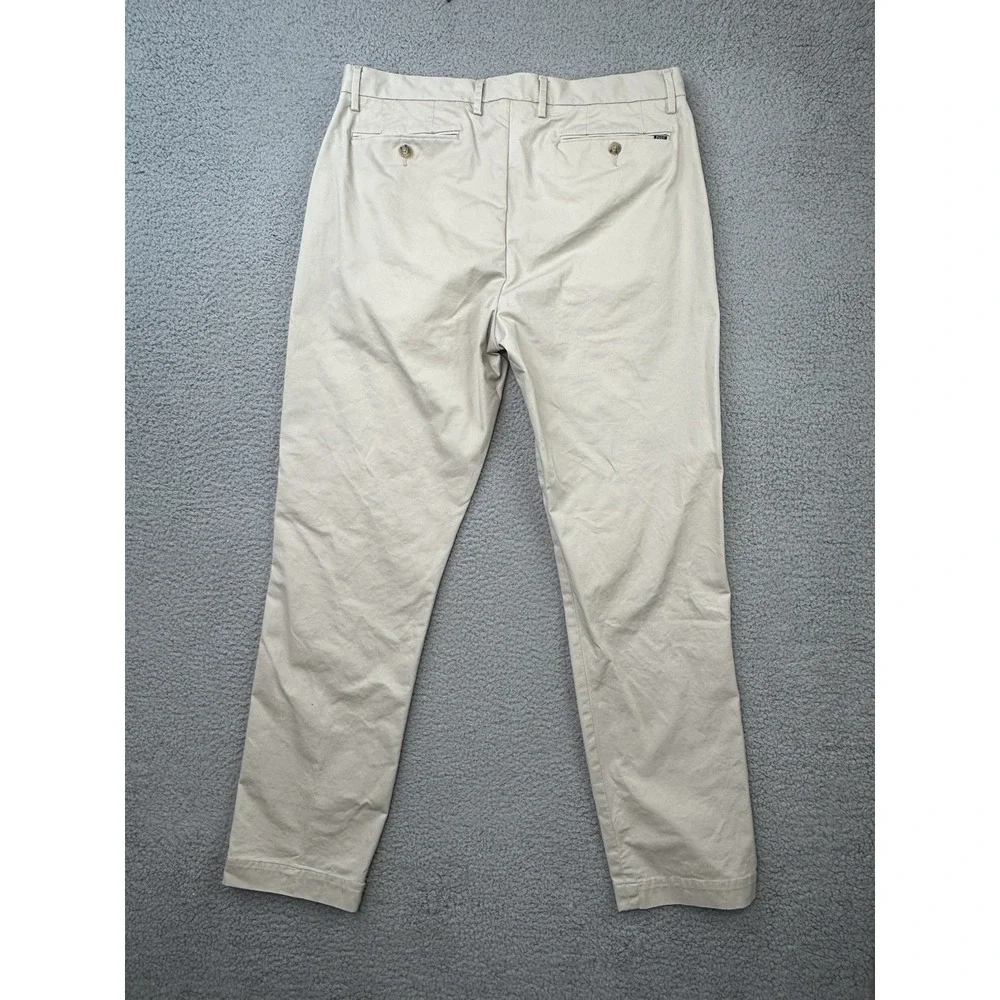 Polo Ralph Lauren Chino Pants Mens 36x34 (33) Khaki Straight Classic Fit